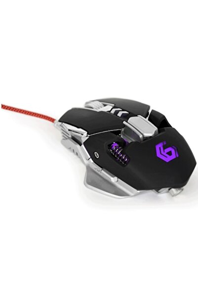 Gembird Mouse gaming, 4000 dpi, iluminare, butoane programabile, Negru / Gri