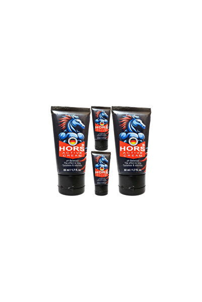 Genel Markalar Hors Active Cream 50 ml Erkek Özel Zaman ve Katılık 4 Adet