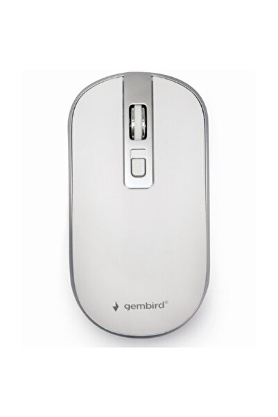Gembird Mouse wireless Gembird, 1600 dpi, White/Silver, MUSW-4B-06-WS