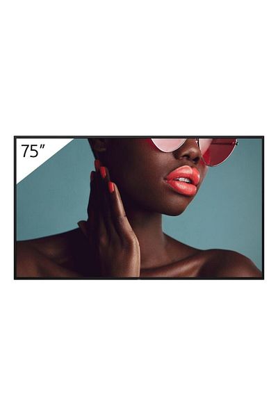 Sony Professional IPS LED Display 75" FW-75BZ40L, UHD (3840 x 2160), HDMI, WiFi, Speakers (Black)