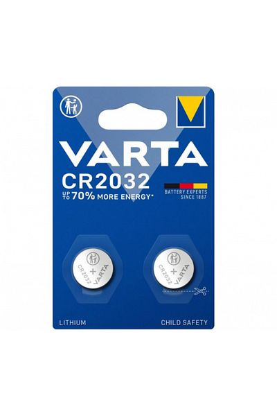 Varta Set 2 Baterii tip buton CR2032, litiu