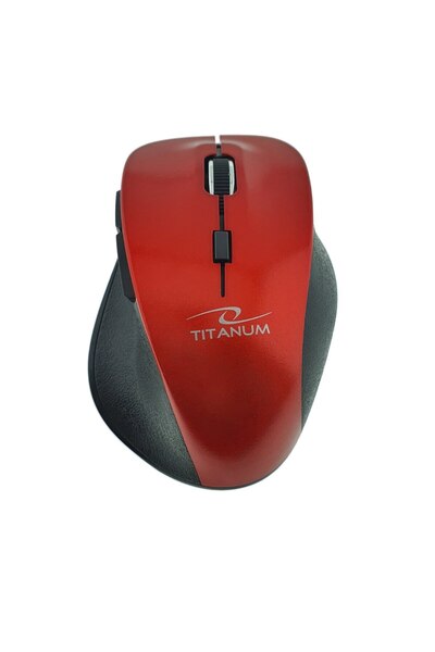 Titanum Mouse Fornax TM122R, Bluetooth Wireless, 1600 DPI, Red