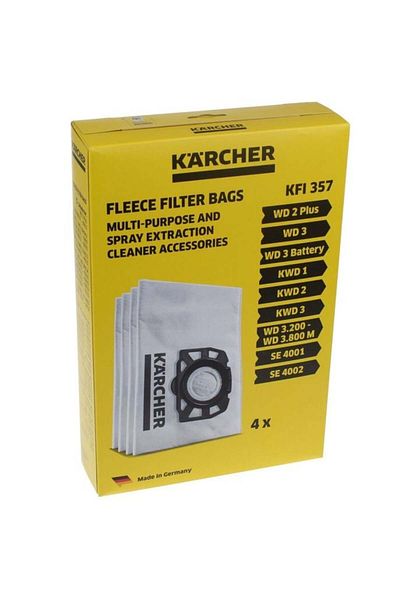 Karcher Set 4 saci aspirator 2.863-314.0, compatibil cu WD, KWD, SE
