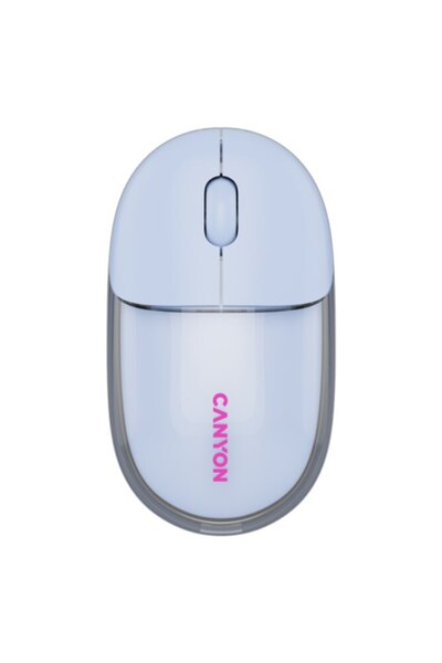 CANYON Mouse OnClick 24, Wireless, Bluetooth Transparent/Blue