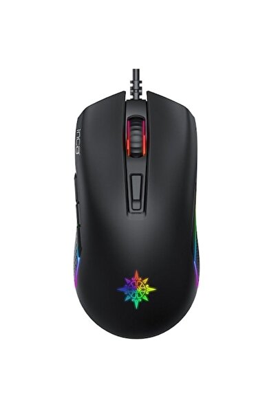 Inca Mouse gaming cu fir, Inca, USB, Optic, 3600 dpi, Negru