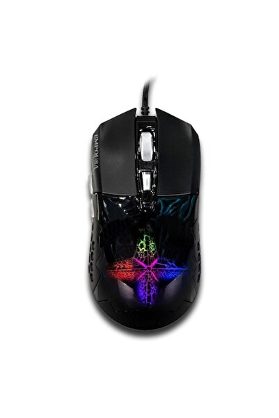 Inca Mouse gaming cu fir, Inca, USB, Optic, 7200 dpi, Negru