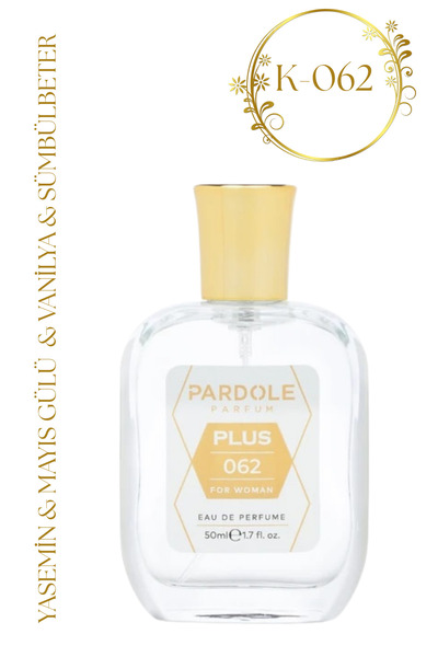 PARDOLE K-062 Oryantal Çiçeksi Favoris Kadın Parfüm -50 ml - Yasemin & Mayıs ...