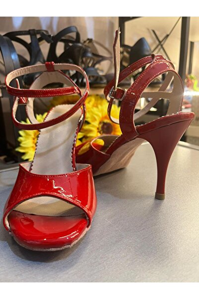 bitangosu RUGAN KIRMIZI KELEBEK MODEL 8,5 CM (13pont) TANGO, DANS VE SALON AYAKKABISI