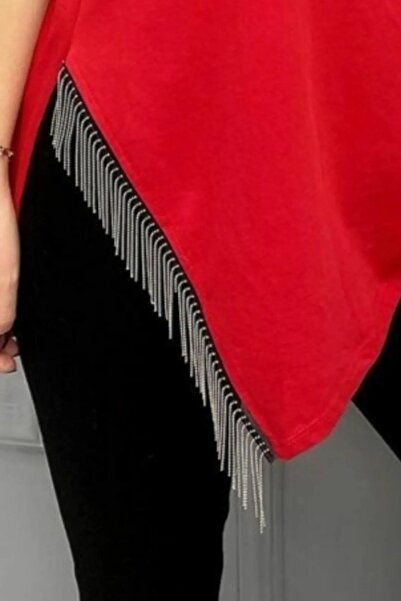 Limelia Tul negru cu lanț argintiu panglică cu franjuri 1 metru