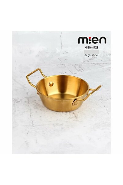 MİEN HOME SOSLUK METAL GOLD 10 CM