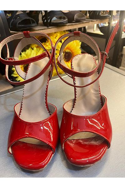 bitangosu Patented Red Butterfly Model 8.5 cm (13Pont) Tango, Dance and Salon Shoes