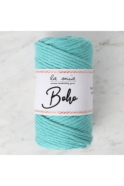 MBB ETİCARET La Mia Boho Light Green Twist Macrame Lanyard - L157 - 34208