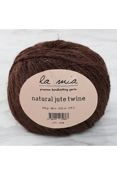 MBB ETİCARET La Mia Natural Jute Twine 100 Gr Brown Jute Rope - L214 - 34106