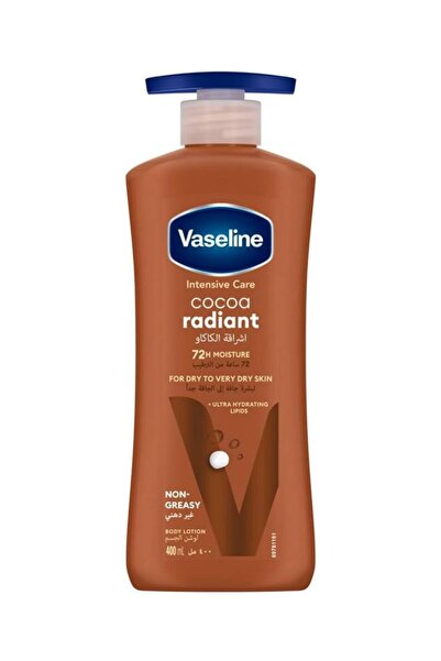 Vasline لوشن مرطب الجسم للترطيب وتعزيز إشراقة البشرة بخلاصة الكاكاو من فازلين 400مل