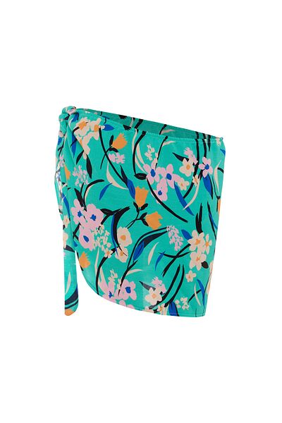 Eight Fashion Women's Multicolored Patterned Non-Show Viscose Pareo