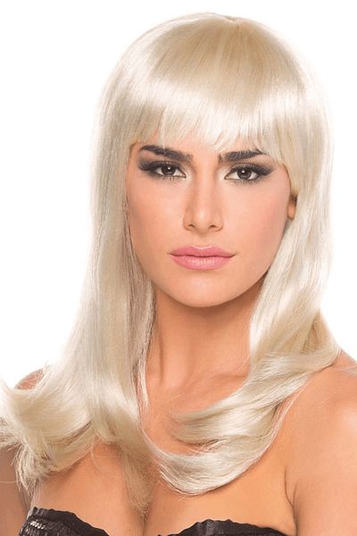 doremodam Platinum Gold Dore Color Long Straight Party Wig - Lisinya