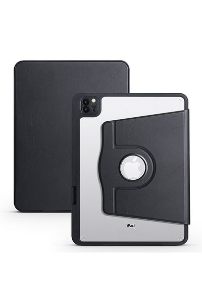 Cep Plus iPad Air 11 2025 M3 Case Cppl Thermal Pen Compartment Rotatable Stand Case - Black