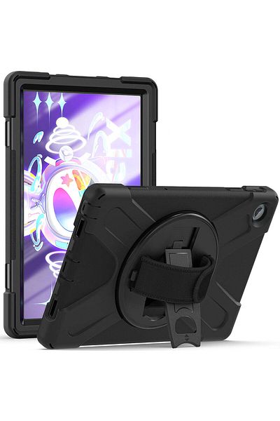 Cep Plus Lenovo Tab M10 Plus Tb-125F - Tb-128F 3Rd Generation Cppl Defender Tablet Silicone - Black