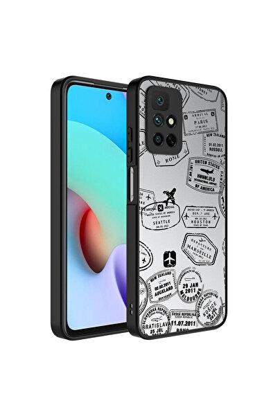 Cep Plus حافظة Redmi 10 ذات نمط مرآة لامعة مع حماية للكاميرا CPPL - للسفر