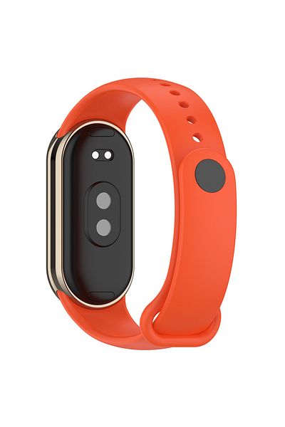 Cep Plus حزام سيليكون كلاسيكي من سلسلة Xiaomi Mi Band 9 - برتقالي