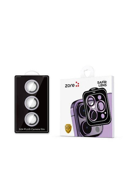 Cep Plus Galaxy S24 Plus Cppl Diamond Camera Lens Protector Glass Film-Purple
