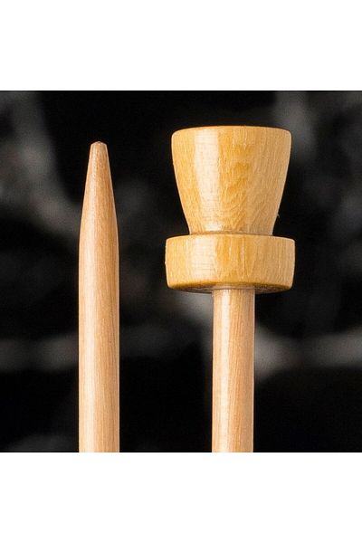 MBB ETİCARET La Mia Whitewood 4 mm 36 cm Wood Knitting Skewer