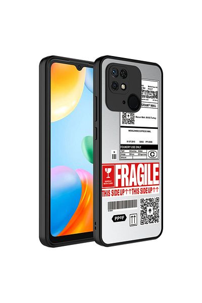 Cep Plus حافظة Redmi 10C ذات نمط مرآة لامعة مع حماية للكاميرا CPPL - هشة