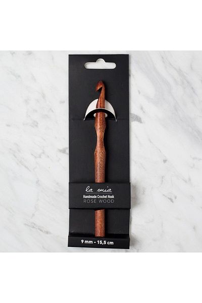 MBB ETİCARET La Mia Rosewood 9 mm 15.5 cm Wood Wool Crochet