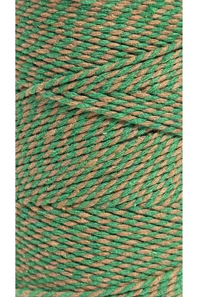 Akduman İplik 200 Mt 200 Gr Green Kraft Color Packing String Gift Packaging Martenischka String
