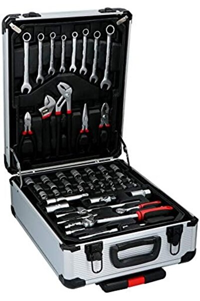 Generic Tool Box 187 Piece Tool Set Tool Trolley Chrome Vanadium Steel Black