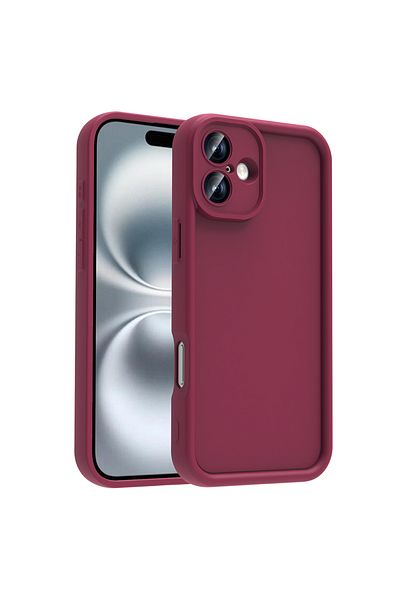 Cep Plus iPhone 16 Case Cppl Pineapple Cover with Camera Protection - Plum