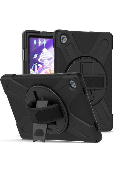 Cep Plus Lenovo Tab M10 Plus Tb-125F - Tb-128F 3Rd Generation Cppl Defender Tablet Silicone - Black
