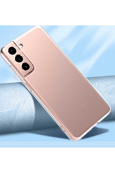 Cep Plus Galaxy S22 Plus Compatible Cppl Super Silicone Case with Camera Protection-Colorless