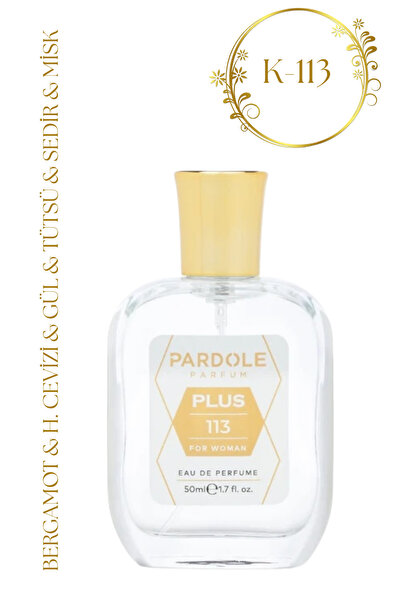 PARDOLE K-113 Oryantal Odunsu Favoris Kadın Parfüm - 50 ml - Bergamot, H. Cev...