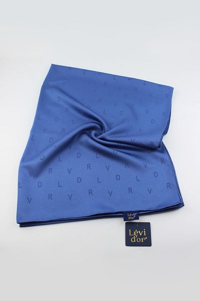 İLKYAZ LEVİDOR LVD șal jacquard imprimat Indigo