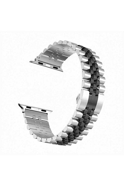 Cep Plus Watch 44mm Compatible Krd-36 Metal Cppl Band-Silver-Black