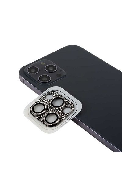 Cep Plus واقي كاميرا CPPL CL-08 متوافق مع هاتف iPhone 12 Pro - أسود