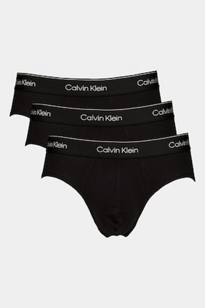 Calvin Klein , Set de chiloți din bumbac - 3 perechi, Negru, L