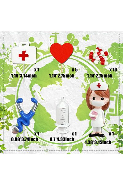 Baloane Vesele TOP90 Nursing Themed Cake Decoration