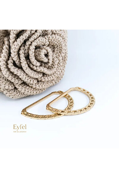 Eyfel "Metal Çanta Sapı – Örgü ve El Yapımı Çantalar İçin Dayanıklı Demir Ask...