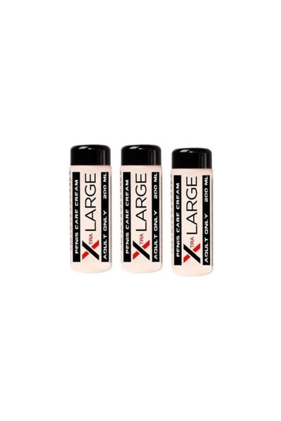 Genel Markalar Süper Erkeklere Özel Boyutlandırıcı X-Large Krem 125 ml x 3