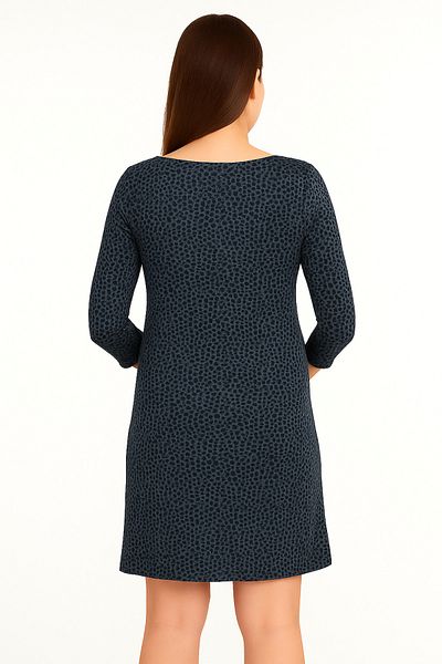 MEGHAN L.A Maternity & Maternity Breastfeeding Featured Viscose Soft Fabric Leopard Pattern Dress