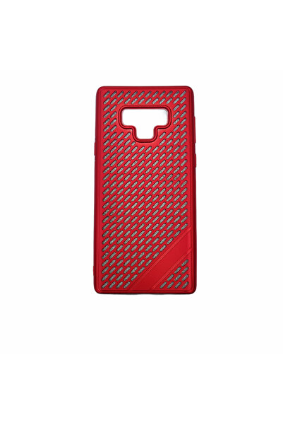 OEM Carcasă compatibilă cu Samsung Galaxy Note 9, silicon roșu cu găuri, cu f...