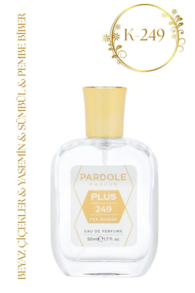 PARDOLE K-249 Çiçeksi Baharatlı Favoris Kadın Parfüm - 50 ml - Beyaz Çiçekler...