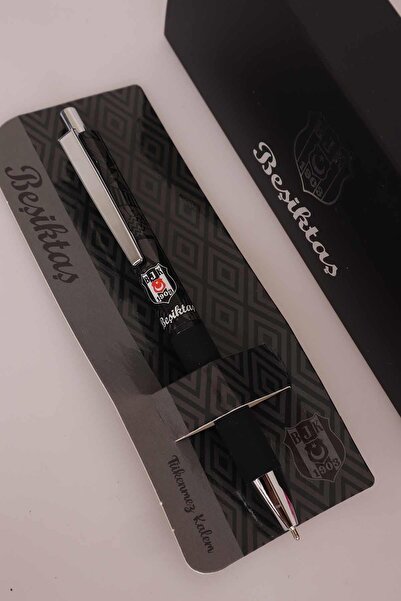 Beşiktaş "DEKOMUS CEP DEFTERİ HEDİYELİ" LİSANSLI HYBRID INK MEKANİK TÜKENMEZ KALEM