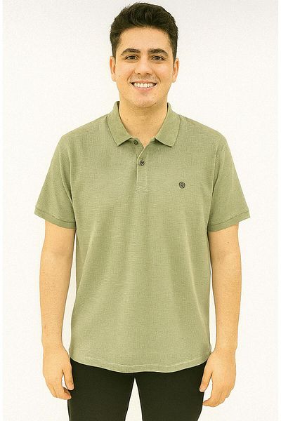 CLASSİCS MEN Gewer Relax Fit Men's Short Sleeve Polo Neck Tshirt - 7352