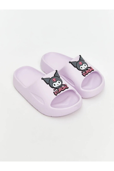 LC Waikiki Lcw Steps Lilac Kuromi Printed Girl's Slippers