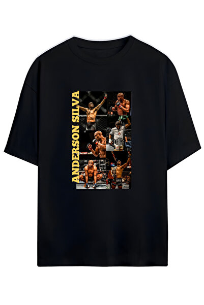 MAGORS تي شيرت أندرسون سيلفا UFC للجنسين مقاس كبير