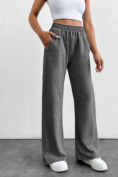 BSBSPOR Summer Loose Fit Loose Baggy Sweatpants Adjustable Lengths Men/Women
