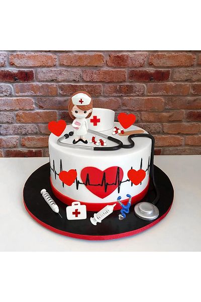 Baloane Vesele TOP90 Nursing Themed Cake Decoration